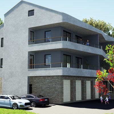 Zaobljeni balkoni Žrnovska Banja